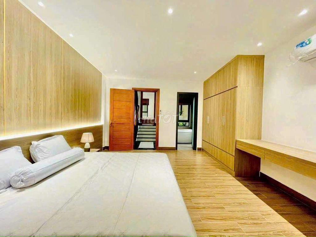 CHO THUÊ NHÀ FULL NỘI THẤT GARA XE HƠI 4PN 5WC NGUYỄN VĂN KHỐI P8 GV