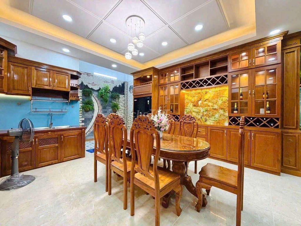 CHO THUÊ NHÀ FULL NỘI THẤT GARA OTO 5PN 6WC NGUYỄN TƯ GIẢN P12