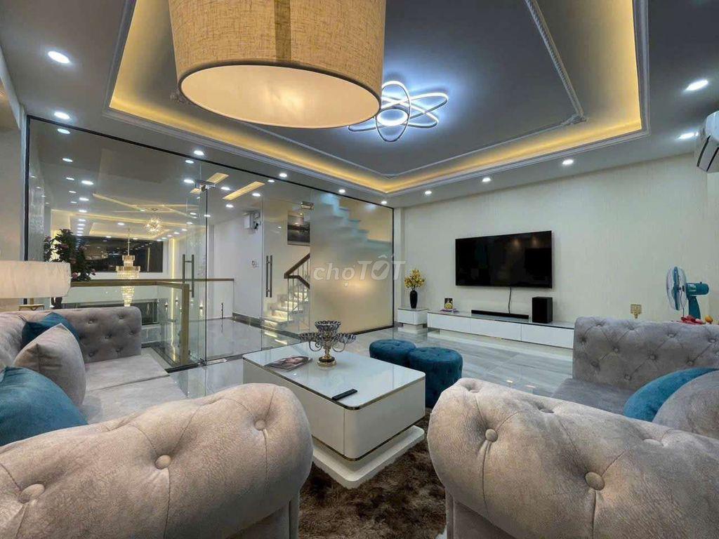CHO THUÊ NHÀ FULL NỘI THẤT 4PN 5WC GARA OTTO DS8 P11 GÒ VẤP