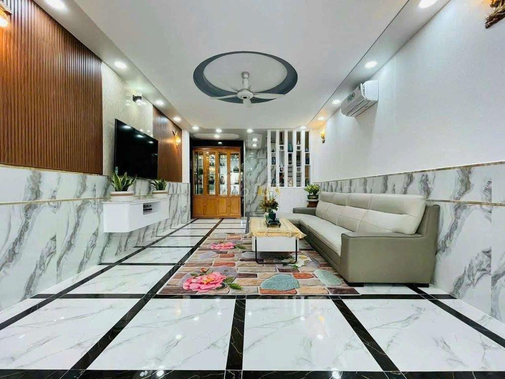 CHO THUÊ NHÀ FULL NỘI THẤT CÓ THANG MÁY 4PN 5WC MẲ TIỀN P11 GÒ VẤP