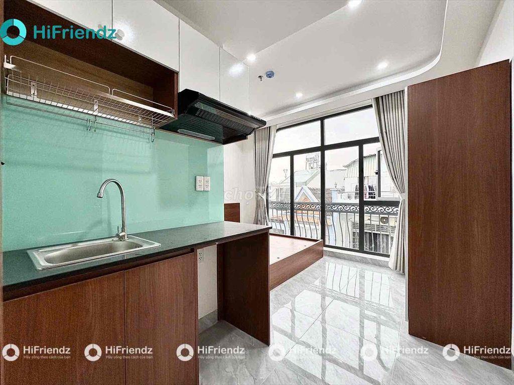 CHO THUÊ CĂN HỘ DỊCH VỤ-FULL NỘI THẤT-CỬA SỔ, BAN CÔNG PHÒNG MỚI 100%