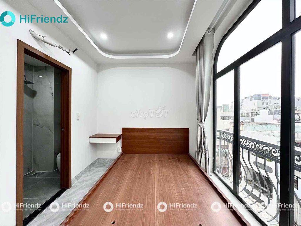 CHO THUÊ CĂN HỘ DỊCH VỤ-FULL NỘI THẤT-CỬA SỔ, BAN CÔNG PHÒNG MỚI 100%
