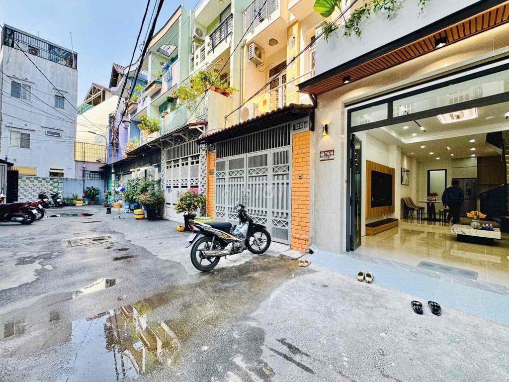 Nhà Phố Mới Xây 4Pn Full NT Hẻm 6m 1Trục Lê Đức Thọ