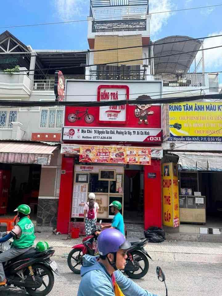 Cho Thuê Nhà Mặt Tiền Nguyễn Văn Khối 4x15 2Lầu 4Pn 4Wc