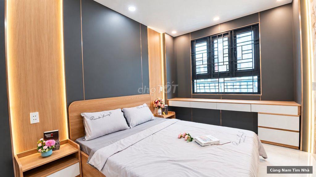 Nhà hẻm ô tô Thống Nhất Gò Vấp, 34m², 4 tầng, 3PN, gara, giá 5.98 tỷ
