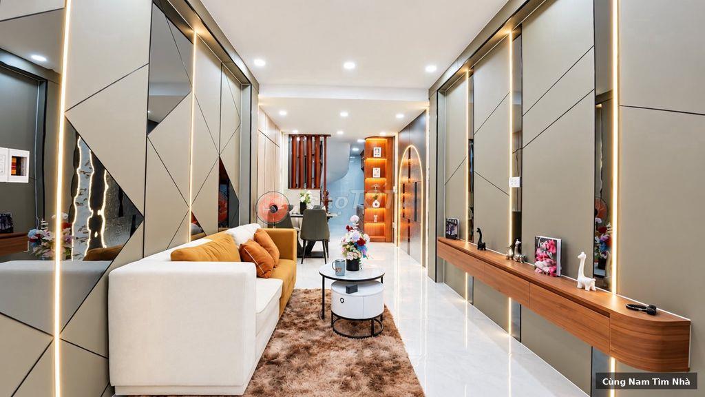 Nhà hẻm ô tô Thống Nhất Gò Vấp, 34m², 4 tầng, 3PN, gara, giá 5.98 tỷ