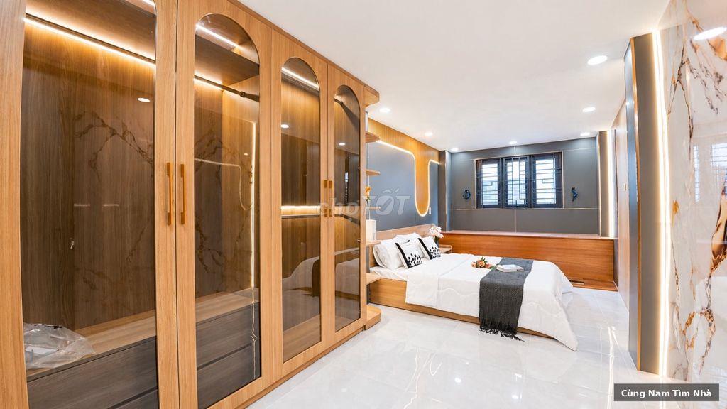 Nhà hẻm ô tô Thống Nhất Gò Vấp, 34m², 4 tầng, 3PN, gara, giá 5.98 tỷ