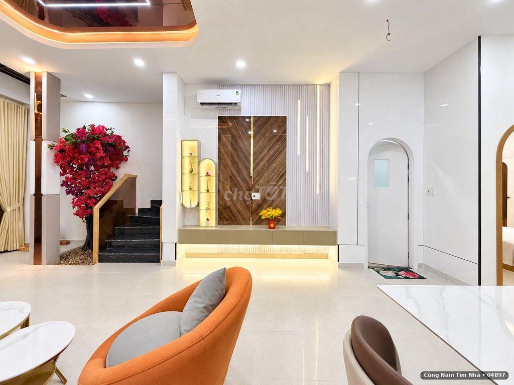 Nhà đẹp 3 tầng Nơ Trang Long Bình Thạnh 64m², nội thất mới