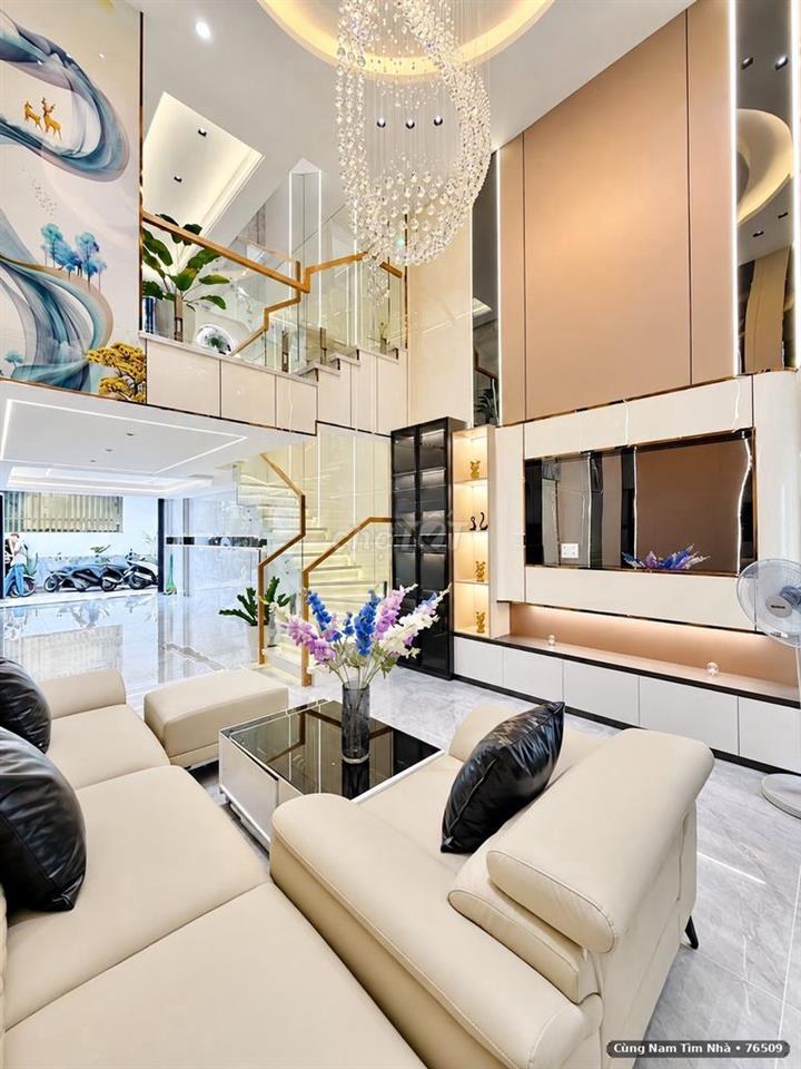 Nhà phố hẻm xe hơi Nguyễn Văn Khối Gò Vấp – 56m², 5 tầng, gara, 4PN