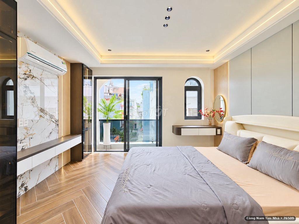 Nhà phố hẻm xe hơi Nguyễn Văn Khối Gò Vấp – 56m², 5 tầng, gara, 4PN