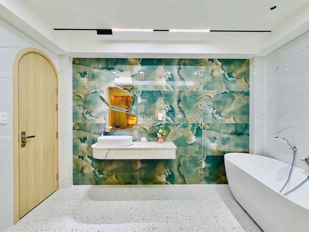 Nhà Mới quang trung  - xe hơi vào tận nhà  —  50m2 -  5tầng