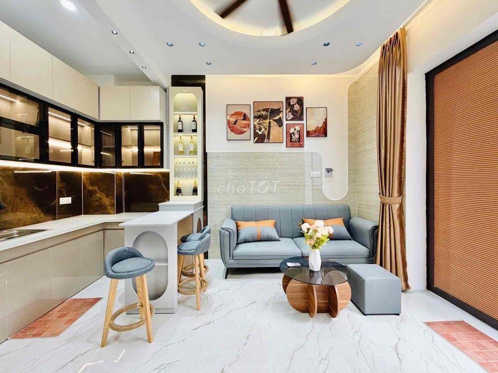 nhà đẹp quang trung xe hơi tới cửu 2tầng 40m2