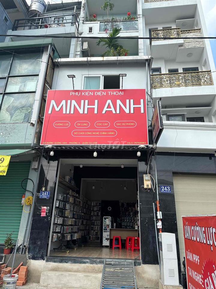 nhà mặt tiền dương quảng hàm - hướng đông