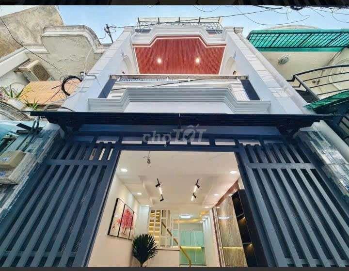 HƠN 4TỶ ,NHÀ LÊ VĂN THỌ,GẦN CÔNG VIÊN LÀNG HOA,SÁT HẺM XE TẢI 8M,