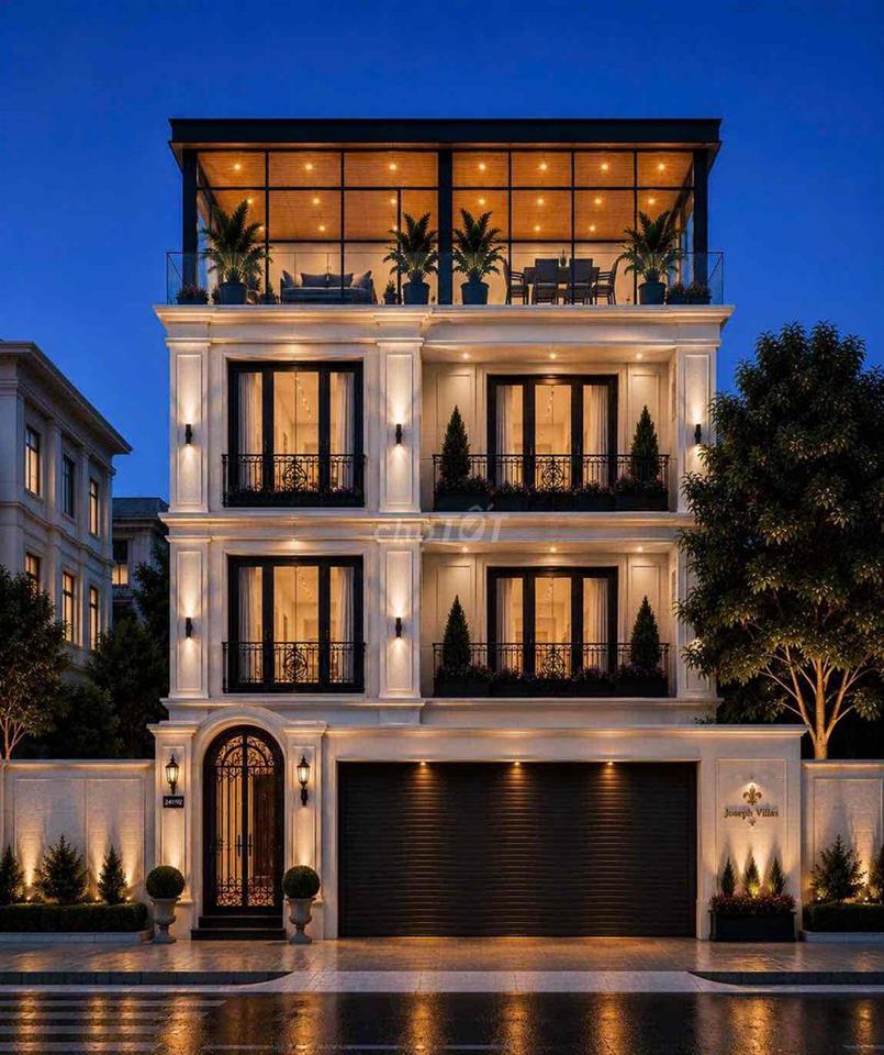Villa View Sông sân thượng DT 500m² - Café, Spa, Văn Phòng - Gò Vấp