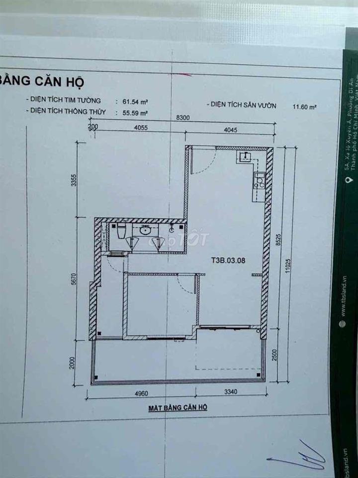BÁN GIÁ VỐN CĂN HỘ TERRACE DUPLEX TẦNG 3 2ti