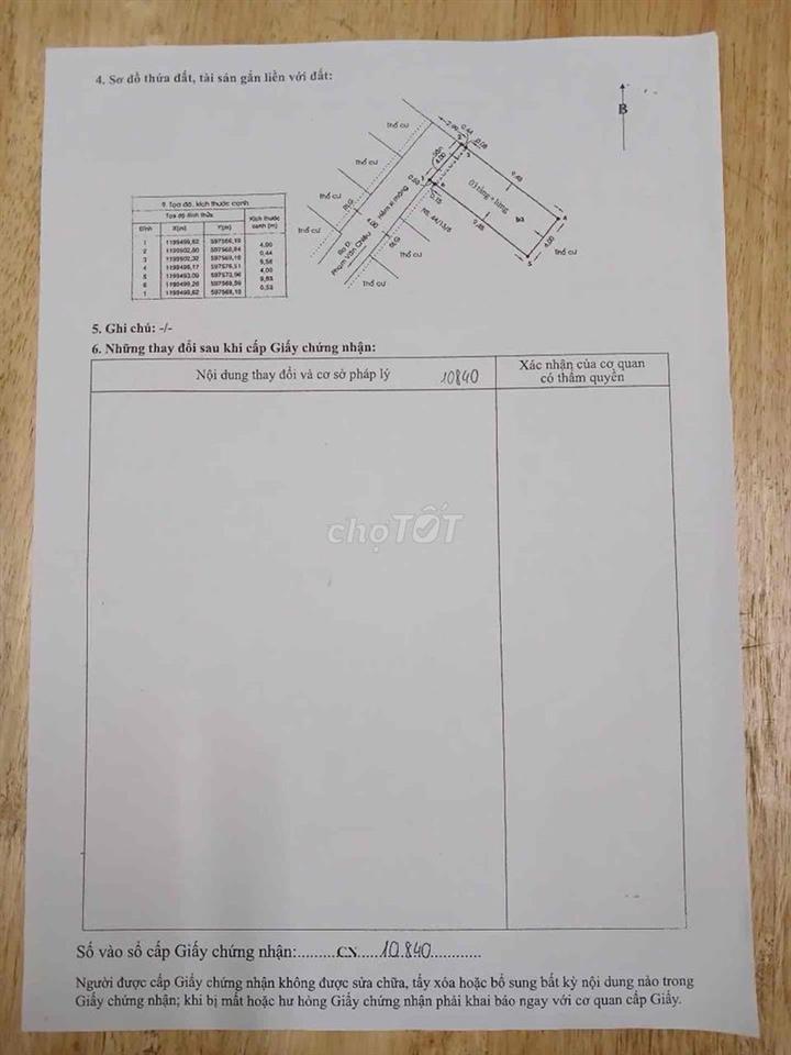 40m2 chuẩn-Nhà Mới-Sổ Vuông A4