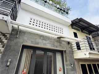 Nhà hẻm ô tô thông 1 sẹc, Trệt lửng lầu, mái làm sân thượng, 4x9m