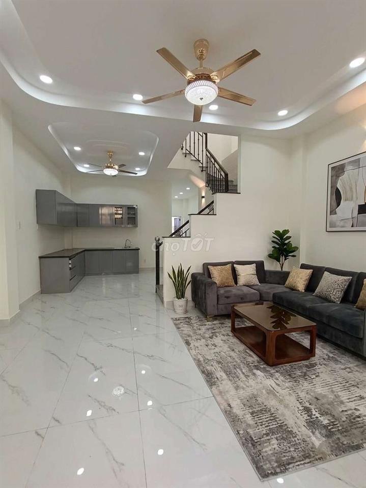 BÁN NHÀ 2 TẦNG MỚI CỨNG - 82m2 - Hẻm Thông-P1 Gò Vấp
