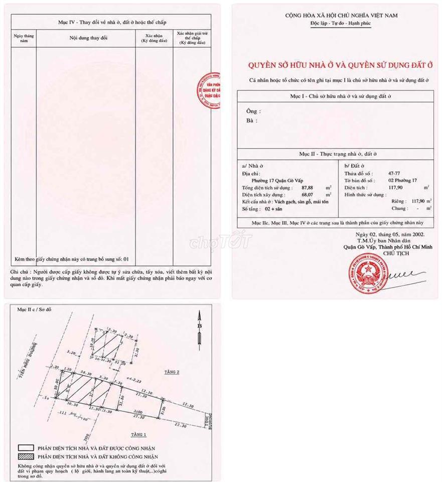 BÁN 2 CĂN LIỀN KỀ GẤP