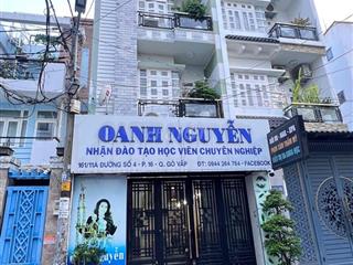 BÁN NHÀ 4 TẦNG HẺM 5M THÔNG 161/11A ĐƯỜNG SỐ 4, P.16, GÒ VẤP 8.5 Tỷ