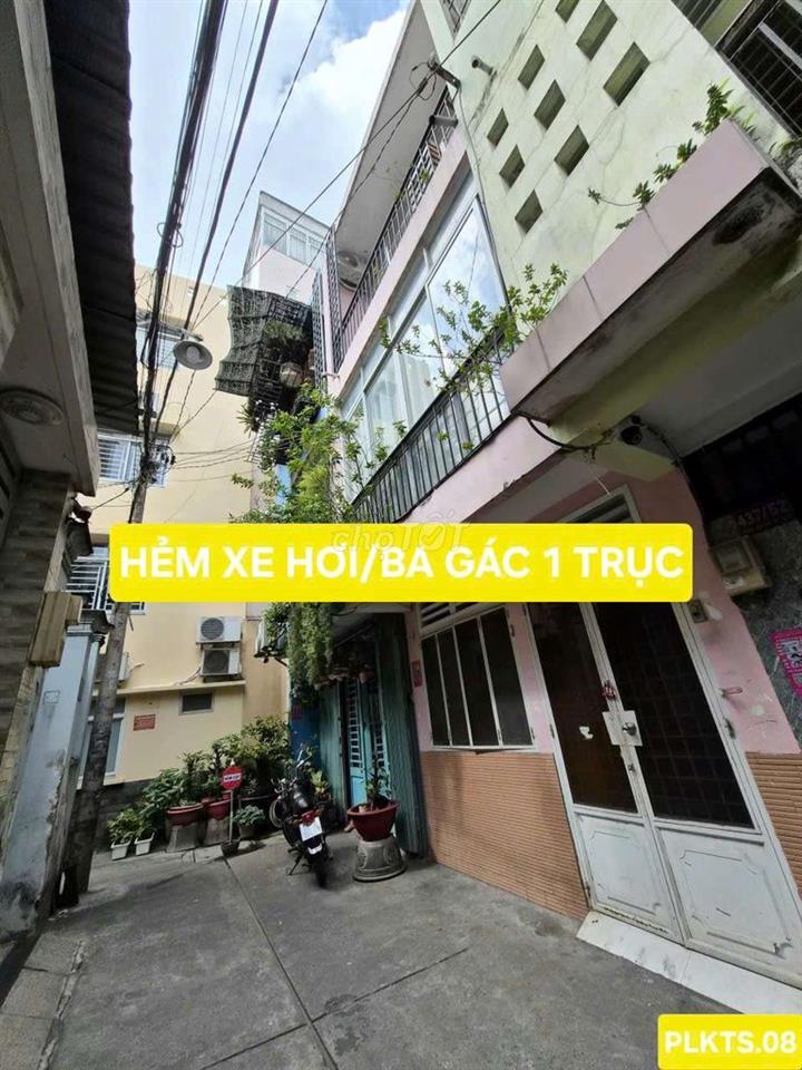 HOÀNG VĂN THỤ 3 TẦNG BTCT HẺM BA GÁC/XE HƠI 1 TRỤC NHỈNH 5 TỶ CÒN TL ✍️
