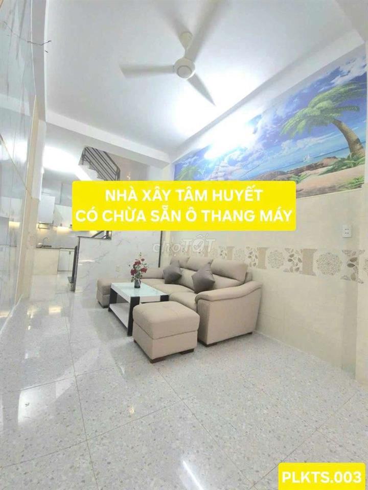 NHÀ 4 TẦNG NI SƯ HUỲNH LIÊN TÂN BÌNH HẺM XE HƠI THÔNG NHỈNH 5 TỎI 