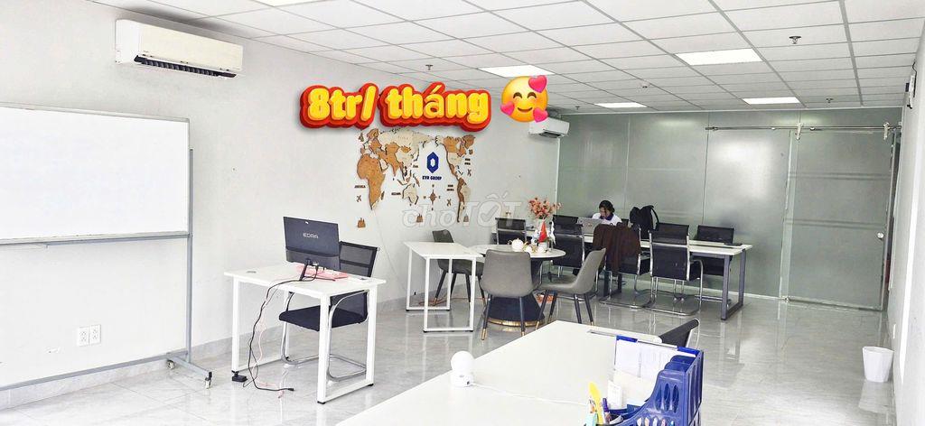 Văn phòng full nội thất chỉ 8tr Mặt tiền Hà Huy Giáp