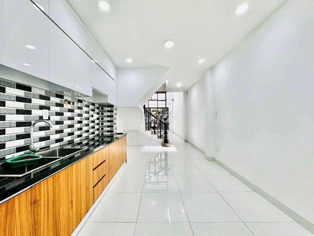 cho thuê nhà mới đẹp gần chợ căn cứ 26 hẻm 214 ng oanh p17 GV 3phòng