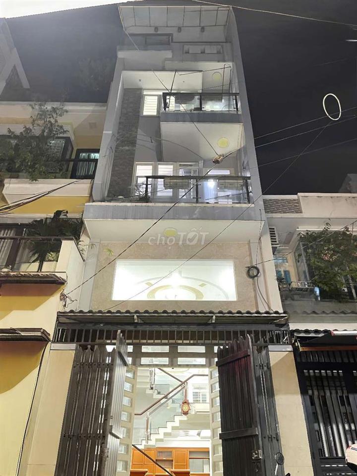 cho thuê nhà 4 lầu hẻm xe hơi 114/ phạm văn chiêu Gò Vấp 4pn 5wc 15tr