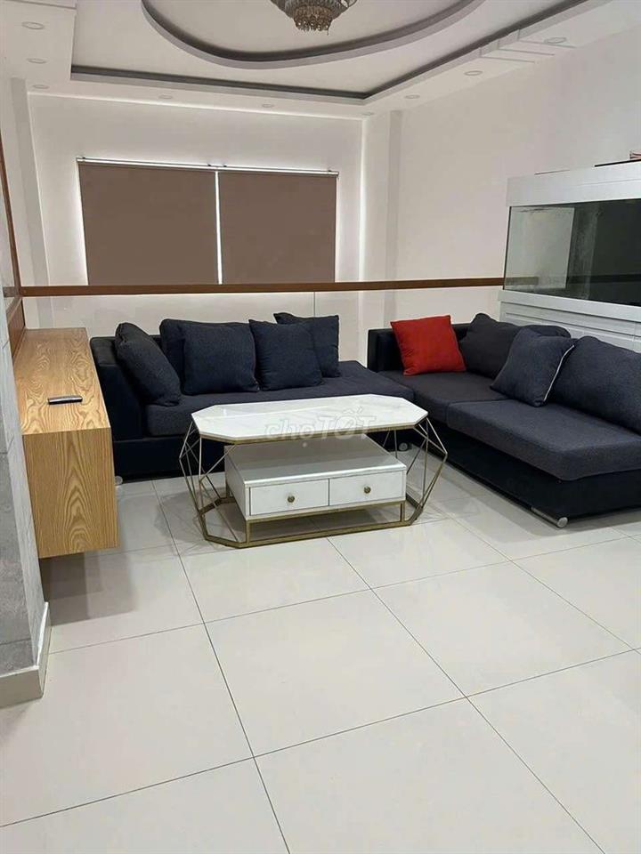 cho thuê nhà mới đẹp 1 lửng 2 lầu sân thượng hẻm 440 thống nhất 12tr