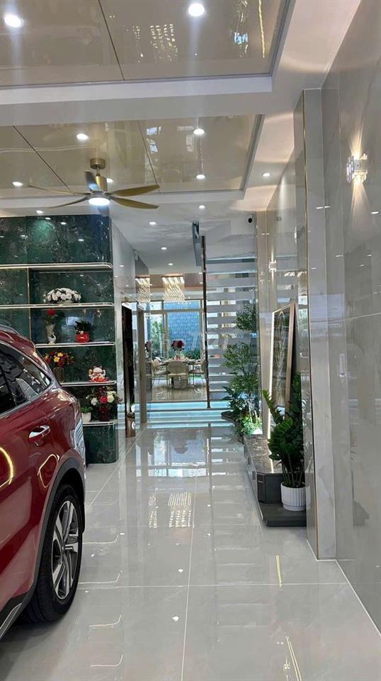 Gò Vấp-nhà đẹp 6 tầng thang máy-điện NLMT,ô tô vào nhà 19,6 
