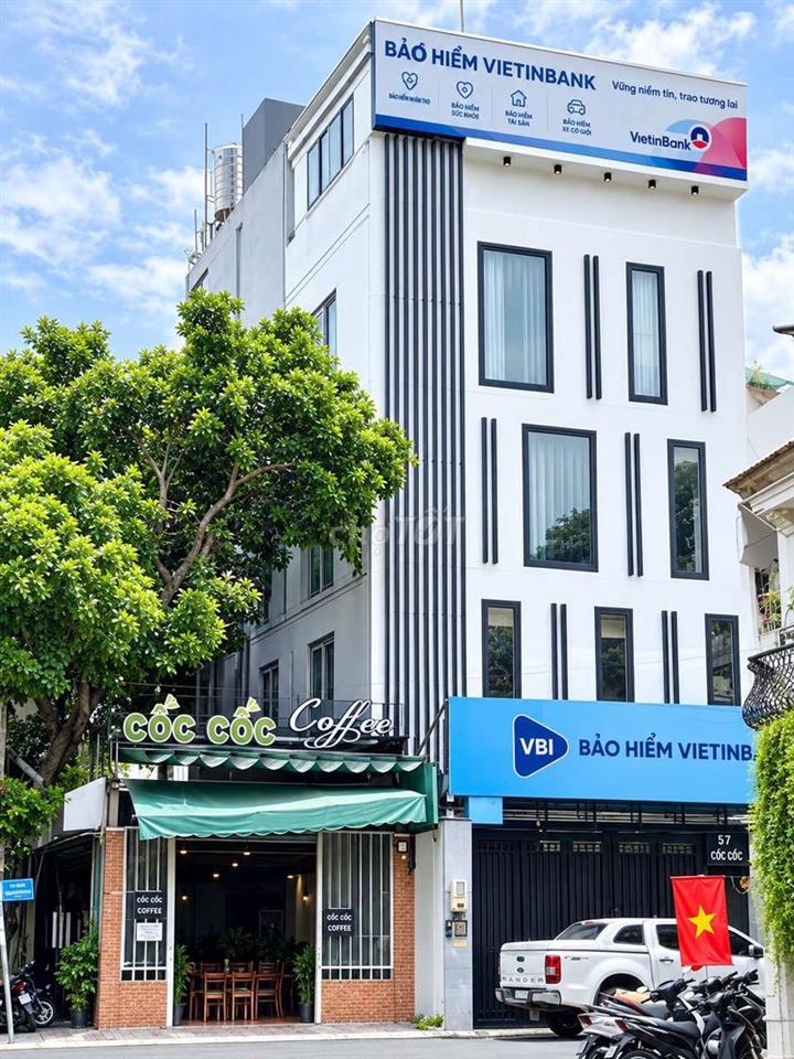 Cho thuê tòa nhà 8x20m, hầm trệt 4 lầu 120 triệu