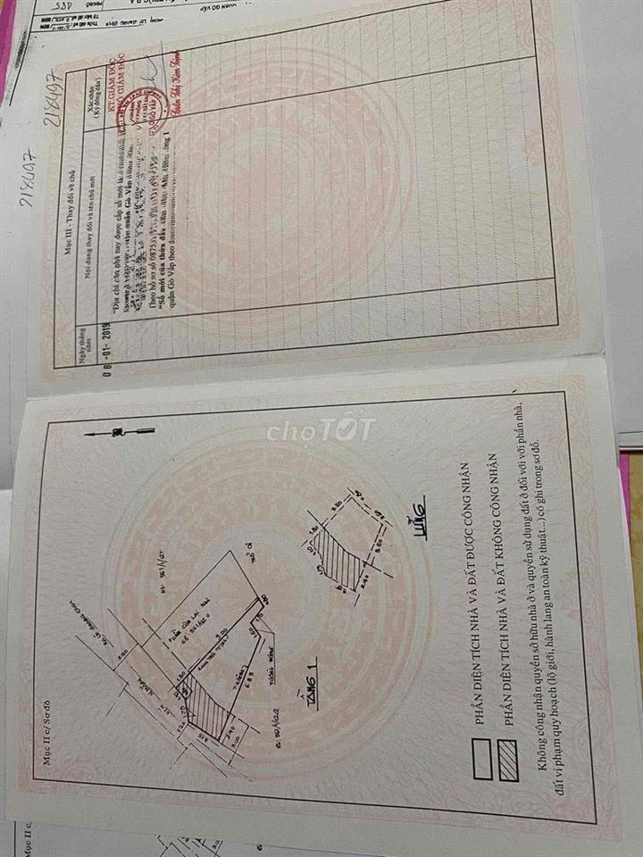 BÁN NHÀ MẶT HẺM THÍCH BỬU ĐĂNG