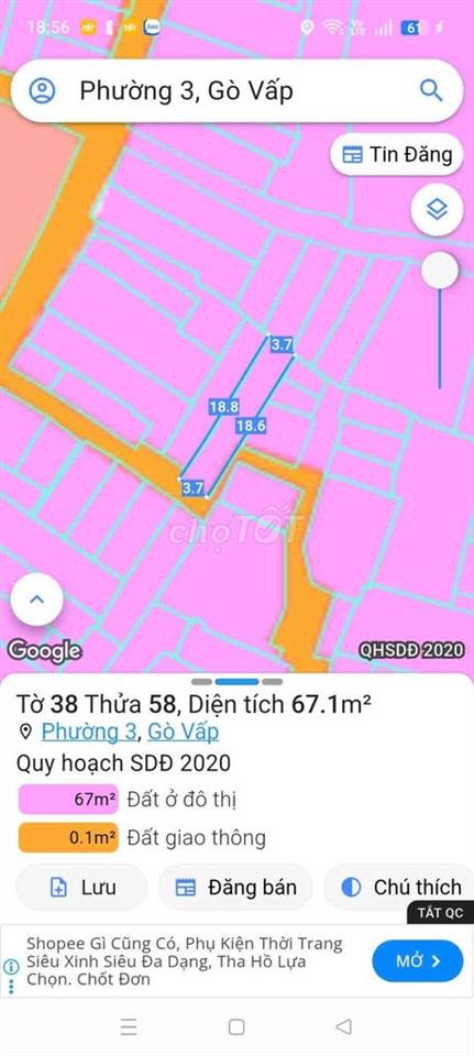 BÁN NHÀ Phường 03, hẻm an ninh cách mặt tiền 20m