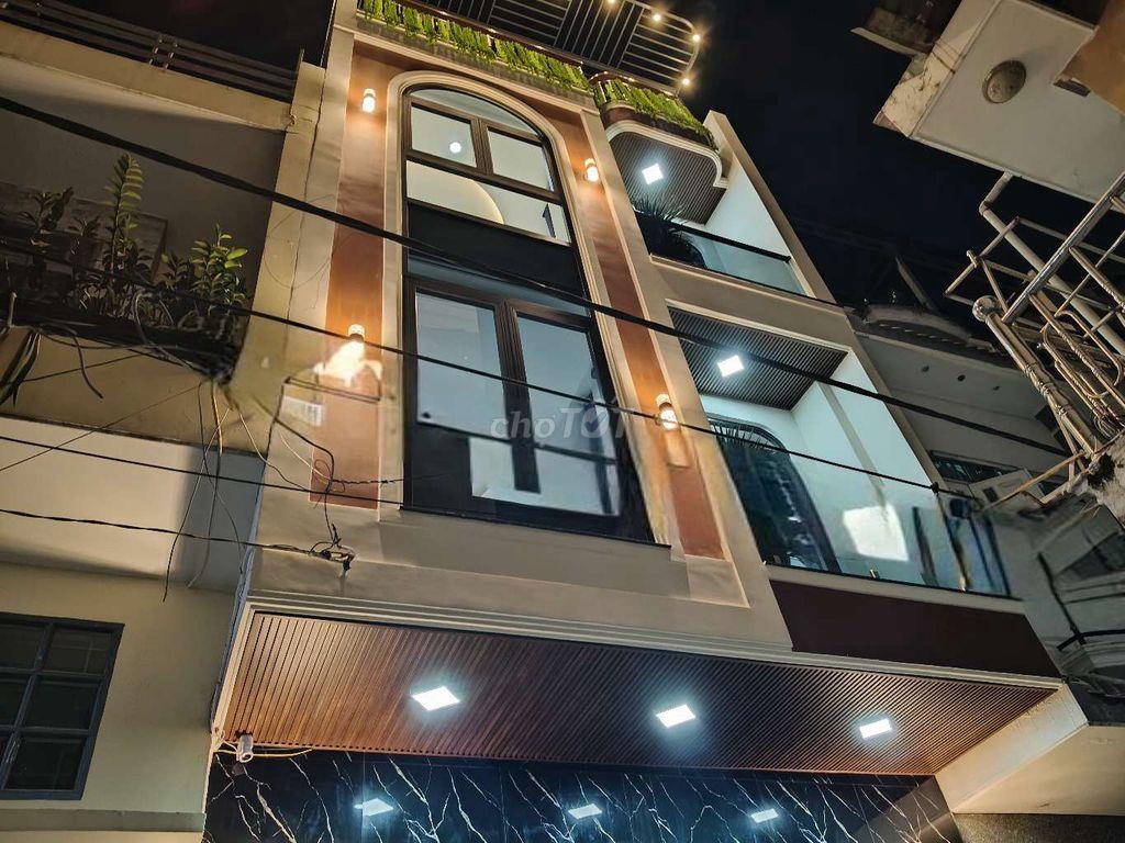 nhà sát mặt tiền đường 4tầng full nội thất: 5*10