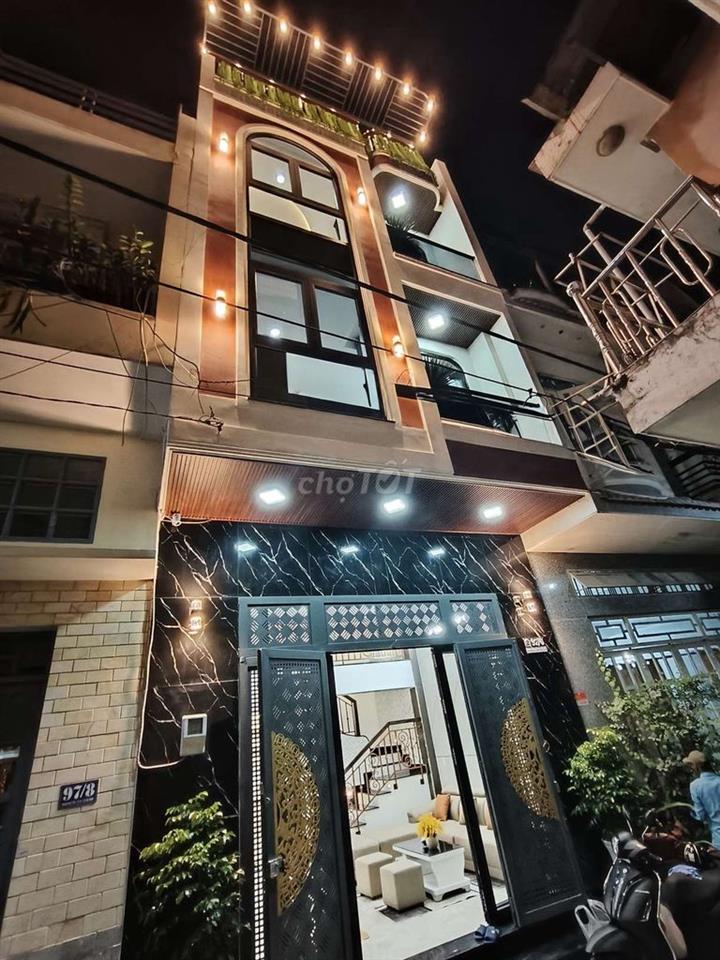 nhà sát mặt tiền đường 4tầng full nội thất: 5*10