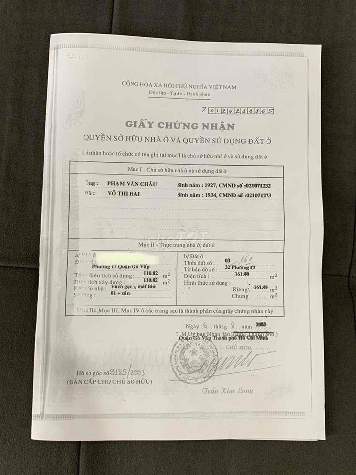 Nhà cần chính chủ cần bán