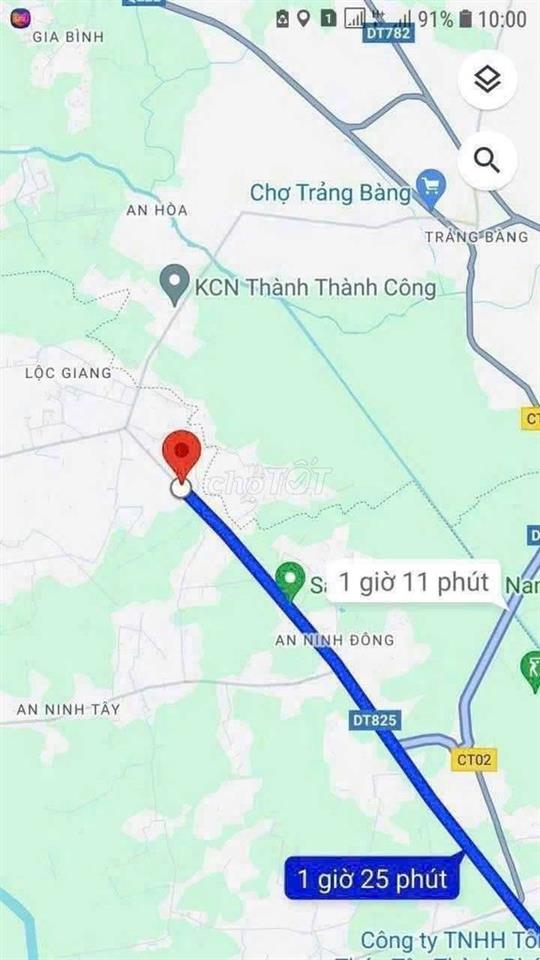 Đất mặt tiền TL 825 Đức Hoà Long An 500 M2