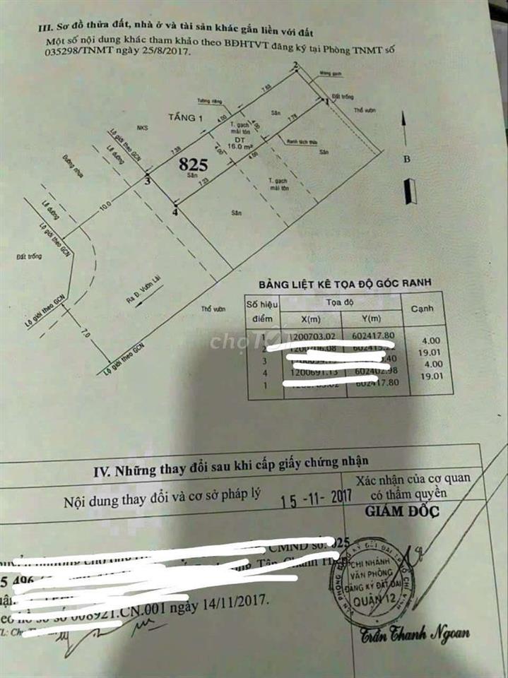 Hẻm 10M vỉa hè An Phú Đông 9, 76M2, chỉ 5,x tỷ 