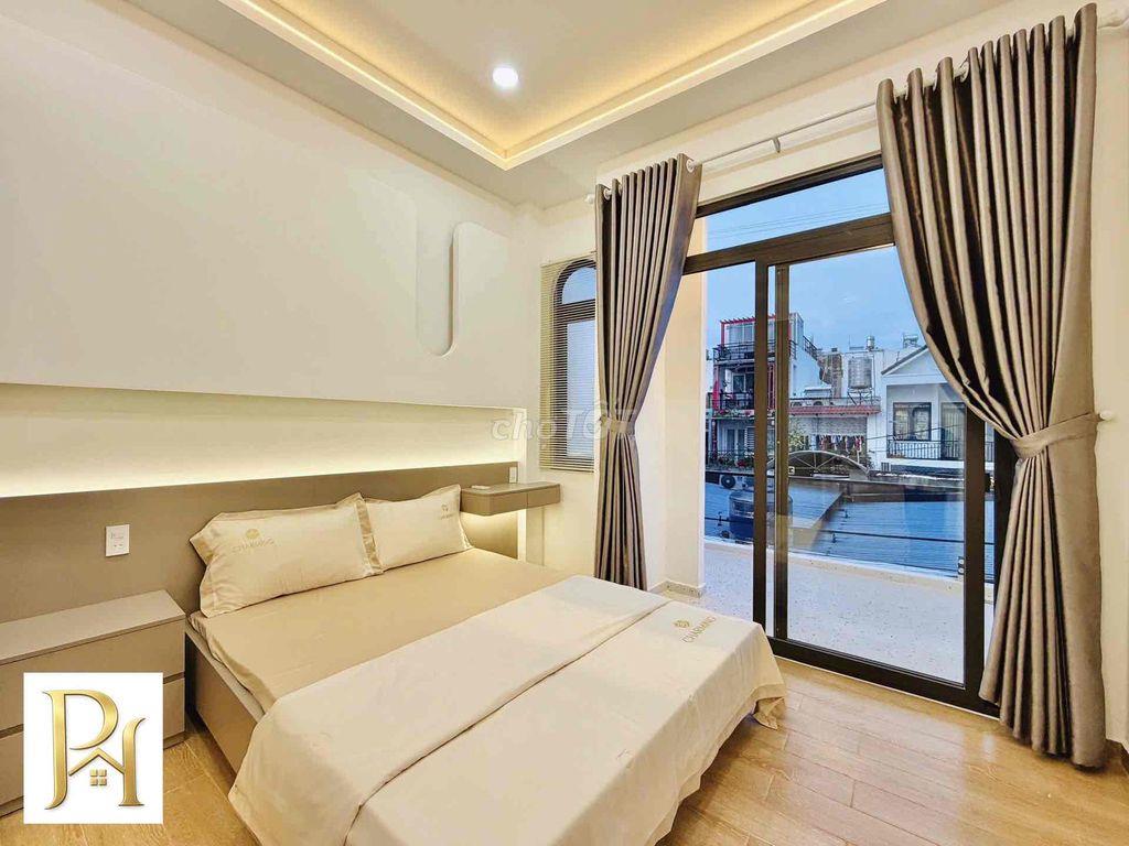 Sát HXH, nhà mới đẹp, 55m2, 4 tầng, khu sầm uất, Nguyễn Văn Khối, 5.xT
