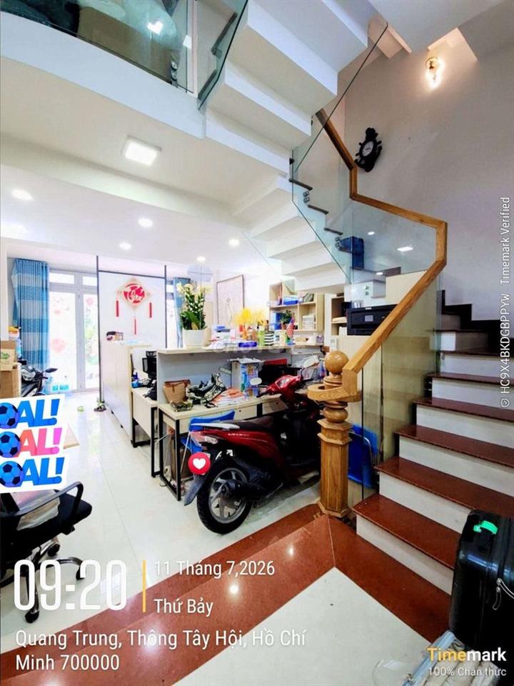 GÒ VẤP | QUANG TRUNG, P8| 57M2 (4.7 x 12) X 5 TẦNG| HXH| 18TR/TH| 8.3Đ