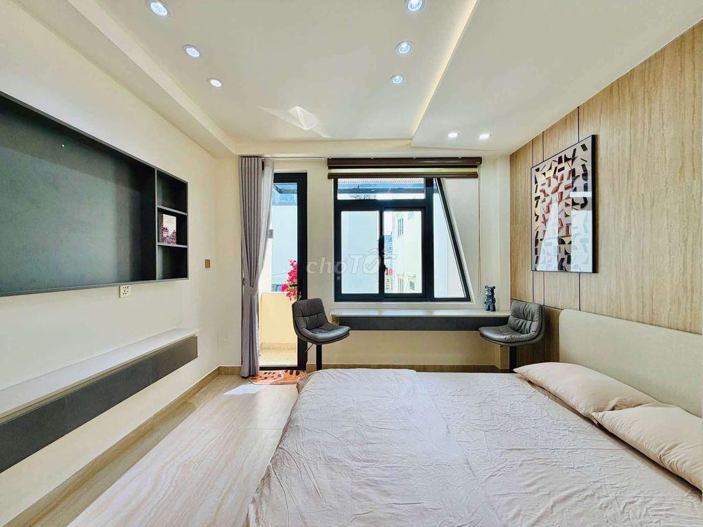 Nhà mới xây hẻm 1trục 1411 Phan Văn Trị giá 6ty55 