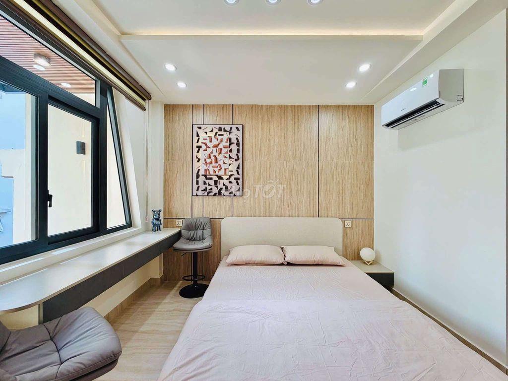 Nhà mới xây hẻm 1trục 1411 Phan Văn Trị giá 6ty55 