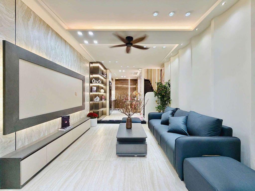 Nhà mới xây hẻm 1trục 1411 Phan Văn Trị giá 6ty55 
