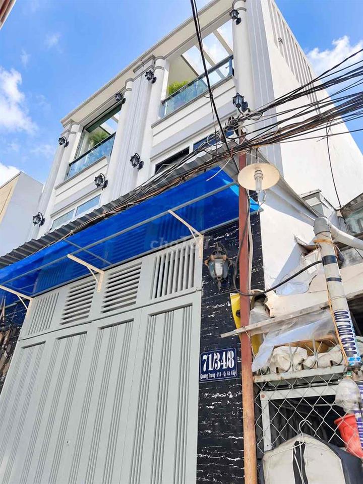 NHÀ 40m2 - LÊ VĂN THỌ PHƯỜNG 16 - 3 TẦNG LẦU - CHỈ NHỈNH 4T