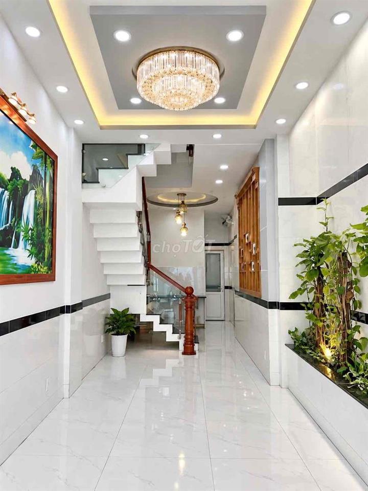 NHÀ 40m2 - LÊ VĂN THỌ PHƯỜNG 16 - 3 TẦNG LẦU - CHỈ NHỈNH 4T