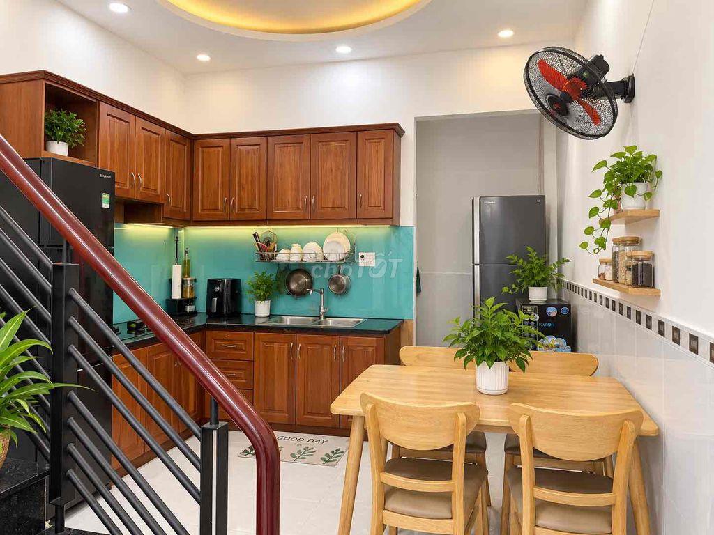 NHÀ 35m2 HẺM XE HƠI - PHƯỜNG 9 - GÒ VẤP - TRỆT LẦU ĐÚC BTCT