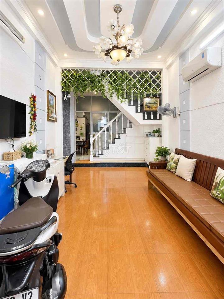 NHÀ HẺM XE HƠI - LÊ ĐỨC THỌ THÔNG RA NGUYỄN VĂN LƯỢNG - 2 TẦNG LẦU