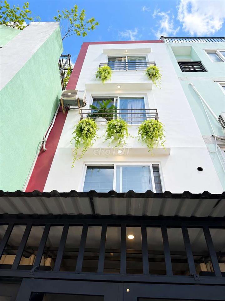 NHÀ 4 TẦNG LẦU - HẺM THÔNG GẦN CHỢ THẠCH ĐÀ - 3 PHÒNG NGỦ